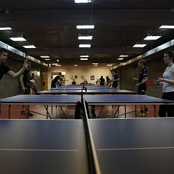 В университете состоялись соревнования по настольному теннису