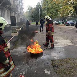 В общежитии РТУ МИРЭА состоялось практическое занятие по эвакуации