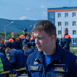 Сводная группировка Всероссийского студенческого корпуса спасателей прибыла в Красноярск