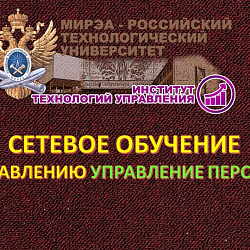 В Институте технологий управления завершено сетевое обучение по дисциплине «Основы кадровой политики и кадрового планирования»