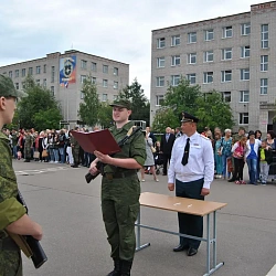 В МИРЭА приняли присягу первые солдаты запаса