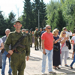 Студенты университета были приведены к военной присяге в присутствии Президента МИРЭА