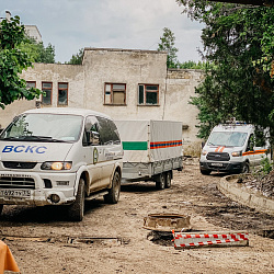 Студенты-спасатели ВСКС ликвидируют последствия подтопления в Крыму