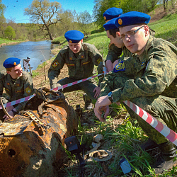 Студенты Военного учебного центра при РТУ МИРЭА, Егерская рота ВУЦ, приняли участие в важном патриотическом мероприятии