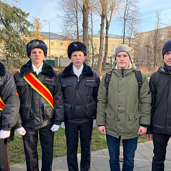Студенты ИКБСП посетили мероприятие, посвящённое Дню образования подразделений по борьбе с организованной преступностью