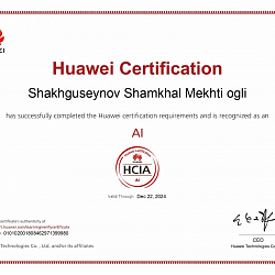 В ИИТ состоялся первый сертификационный экзамен выпускников ICT Академии Huawei по курсу «Искусственный интеллект»