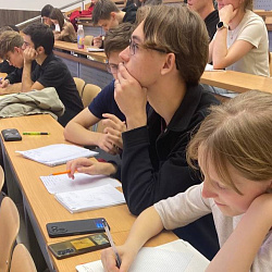 Состоялось вводное занятие кружка по олимпиадной математике 