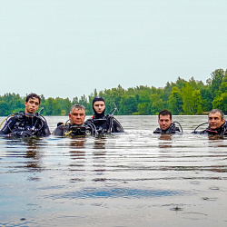 Команда дайверов РТУ МИРЭА прошла тренировку на открытой воде в Московской области