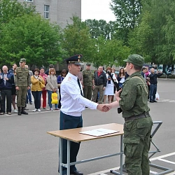 В МИРЭА приняли присягу первые солдаты запаса