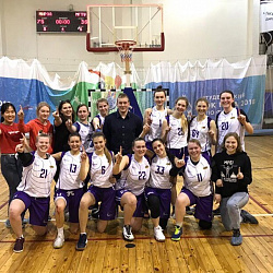 Женская сборная РТУ МИРЭА по баскетболу перешла в высший дивизион