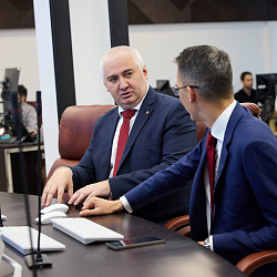 Андрей Омельчук оценил возможности мониторинга приёмной кампании в ситуационном центре Минобрнауки России
