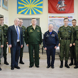 Военная кафедра РТУ МИРЭА провела круглый стол, посвящённый Дню защитника Отечества