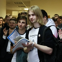 В Университете прошло соревнование для студентов и школьников «Кибер-биатлон»