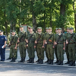 Студенты Московского технологического университета приняли военную присягу в войсковой части в городе Тамбове