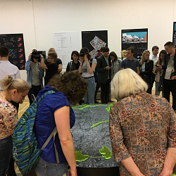 Студенты Института информационных технологий представили стенд на Московской биеннале архитектуры и Международной выставке архитектуры и дизайна АРХ Москва