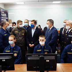 Андрей Турчак и Игорь Кобзев встретились с добровольцами ВСКС в Иркутске