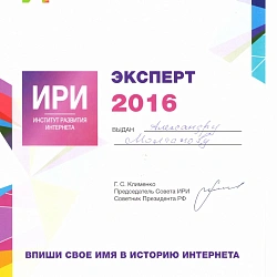 Директор Центра дистанционного обучения Университета принял участие в установочной встрече Экспертного Совета Института Развития Интернета