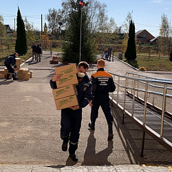 Добровольцы Студенческого спасательного отряда РТУ МИРЭА оказывают помощь жителям Рязанской области