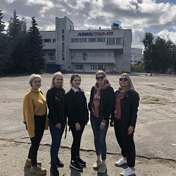 Студенты Института экономики и права прошли стажировку на АО «Авиастар»