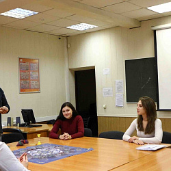 Студенты научного сообщества ИЭП встретились с одним из ведущих игротехников М. Лисициным