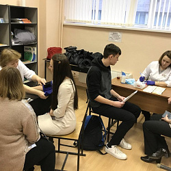 В кампусе на проспекте Вернадского, 78 прошёл День донора