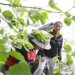 Волонтёры университета побывали на Онежском озере